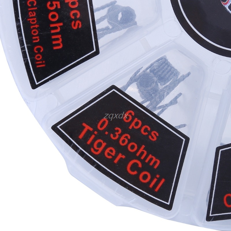 48pcs Pre Built Coils Rta Rda Flat Twisted Fused Clapton Qua - Image 4