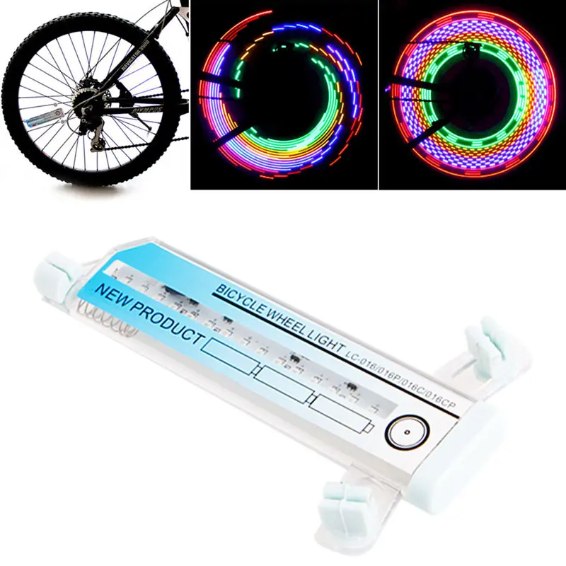 16 Double LED Colorful Rider Bike Hot Wheels