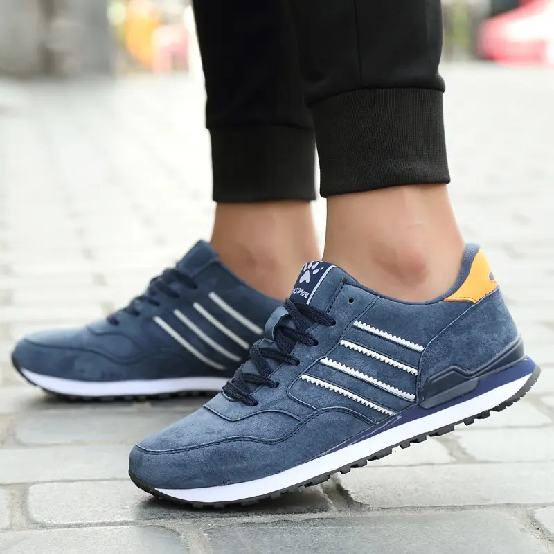Leather Sneakers Men Casual Shoes Students