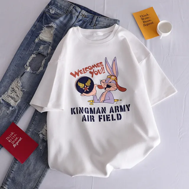 Loose and versatile student T shirt 9911 2 S - Shop at LoveMi