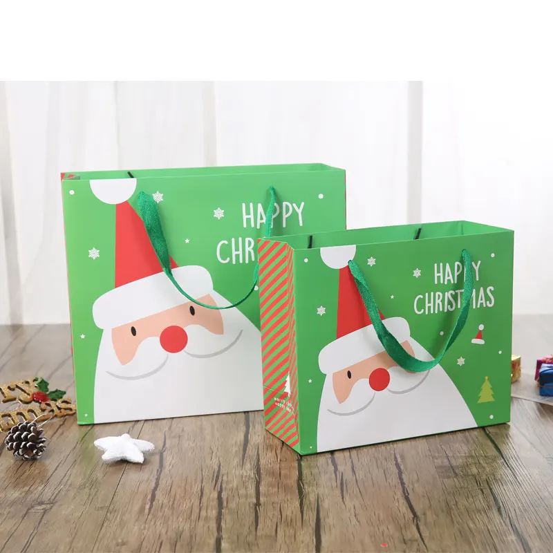 Christmas packing night gift tote bag box
