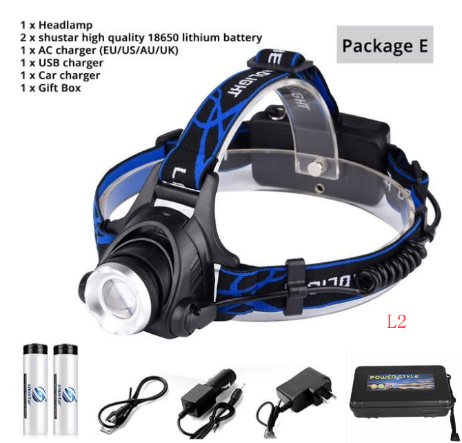 USB Charging Built-in Smart Sensor Head-mounted Outdoor Fishing Headlight - Image 15