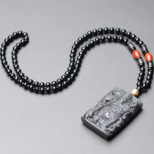 Men's necklace pendant Pendant Full Bead Chain - Shop at LoveMi