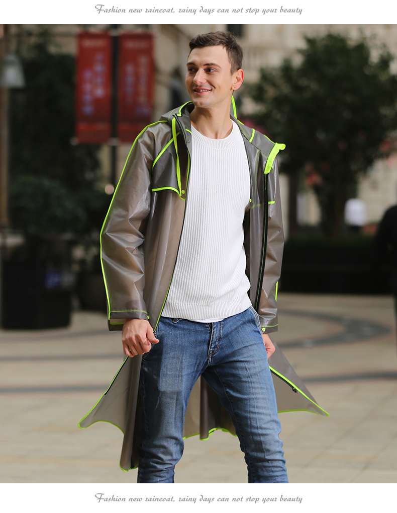 Adult raincoat long Grey - Shop at LoveMi