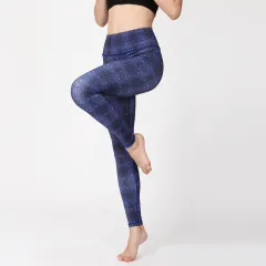 Tie-dye printed yoga pants - 8 Style-Xl - View 1