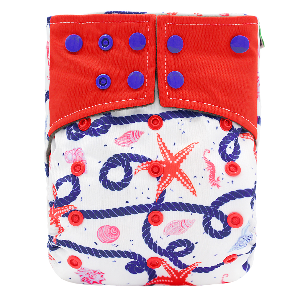 Baby washable leak-proof bamboo charcoal pocket cloth diapers — foto 15