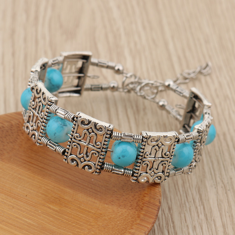 Ethnic style jewelry, Tibetan decorative colored beads bracelet
