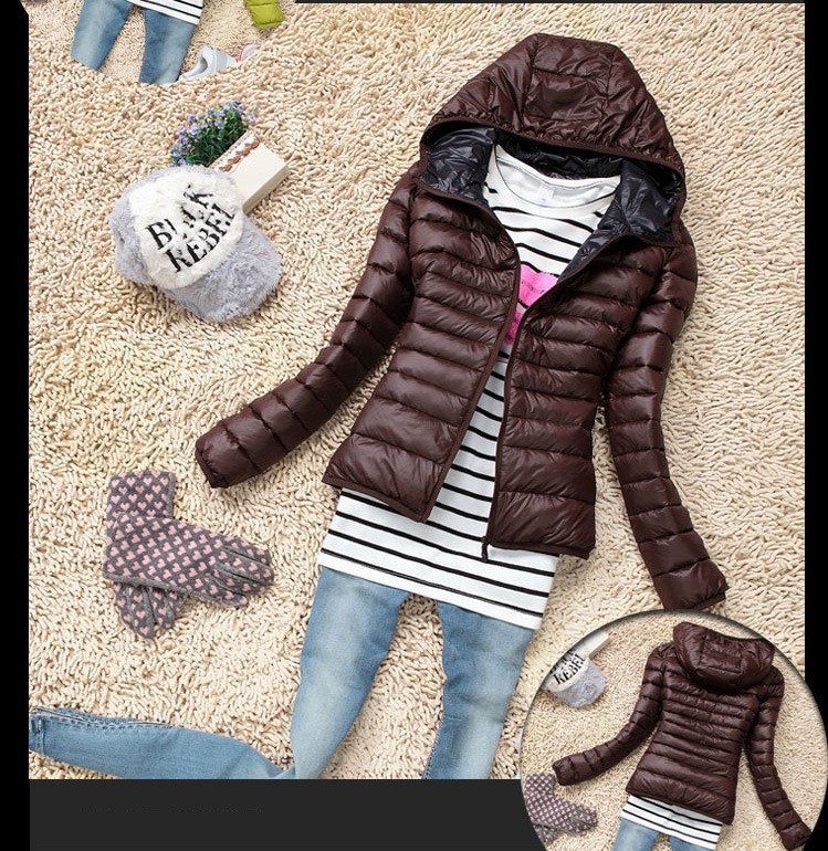 Long sleeve hooded thin cotton coat