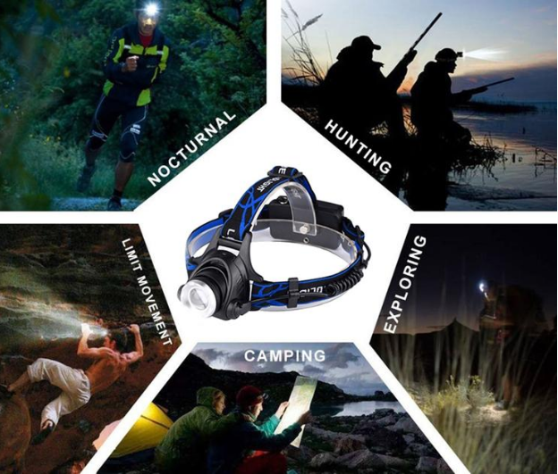 USB Charging Built-in Smart Sensor Head-mounted Outdoor Fishing Headlight - Image 13