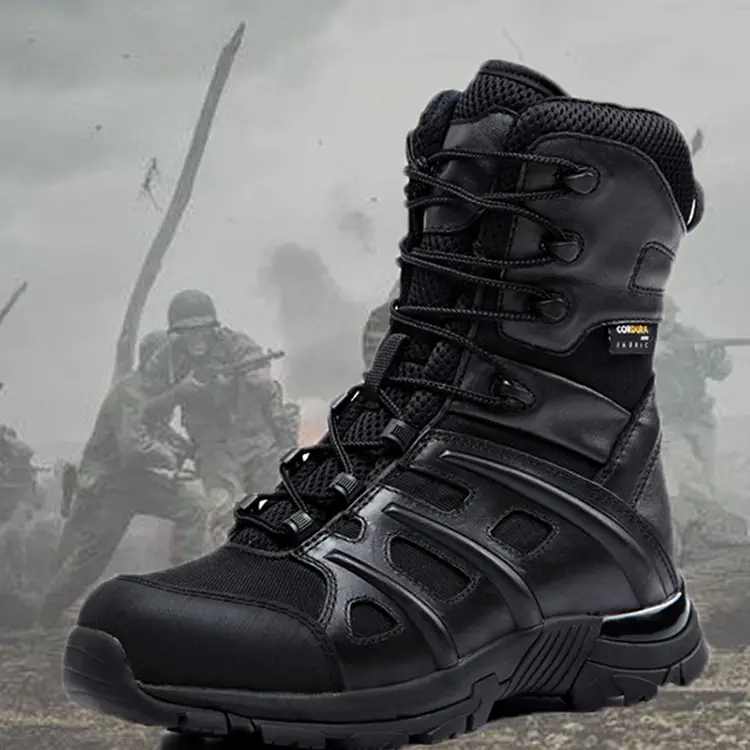 Fashion Trend Shock Absorption Non-Slip High-Top Tactical Boots