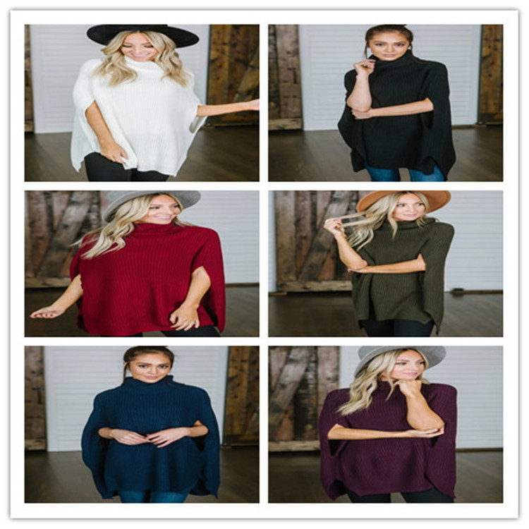 Sleeveless Turtleneck New Coat Sweater Shawl