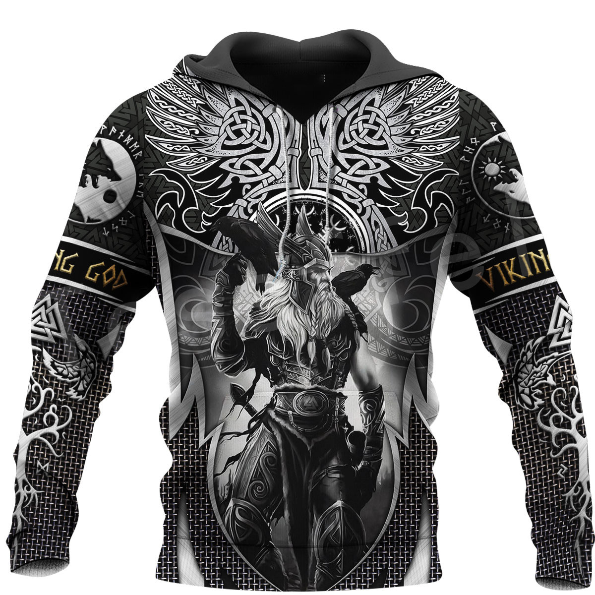 Men's Long Sleeve Printed Sportswear Hoodie