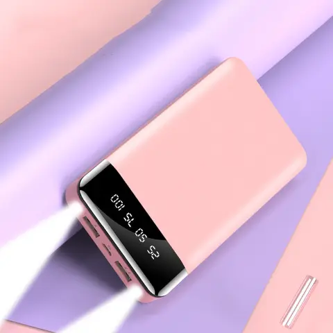 Large Capacity Percentage Battery Display Power Bank