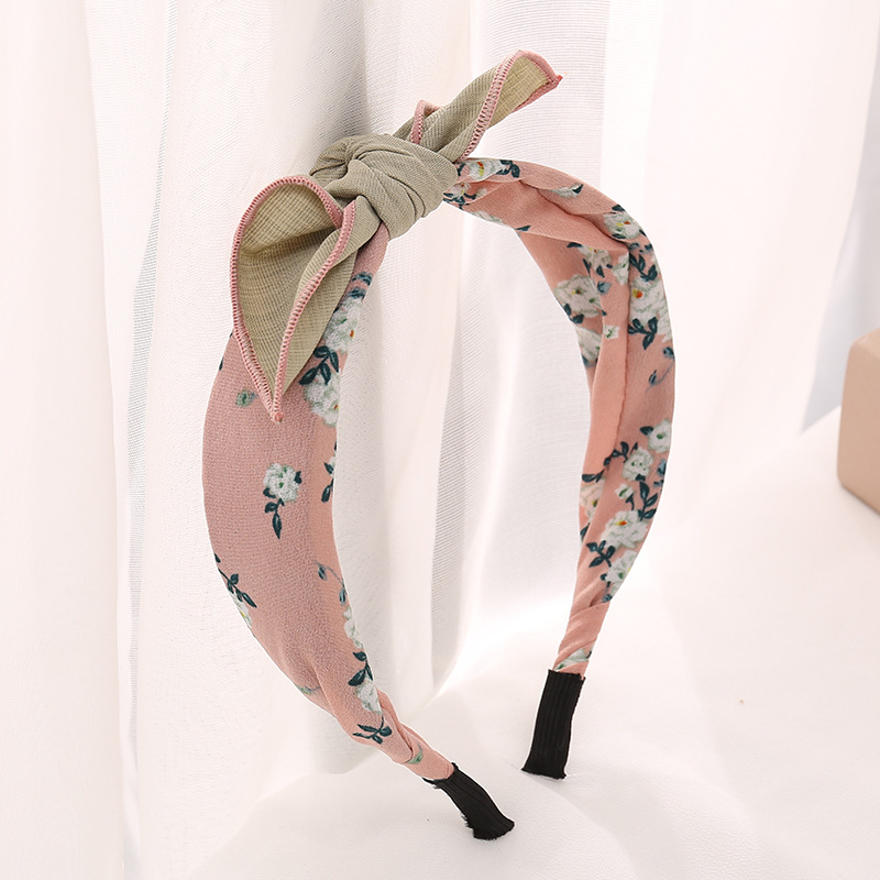 Bow Tie Headband Adult Middle School Student Cute Headband Pink - Shop at LoveMi