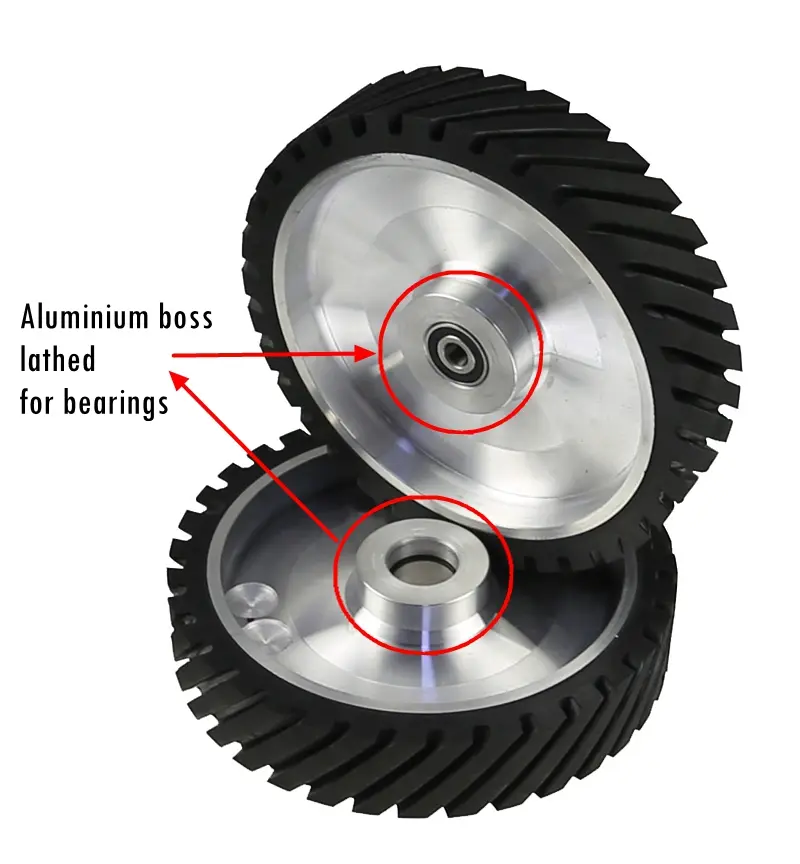 Serrated Belt Grinder Contact wheel