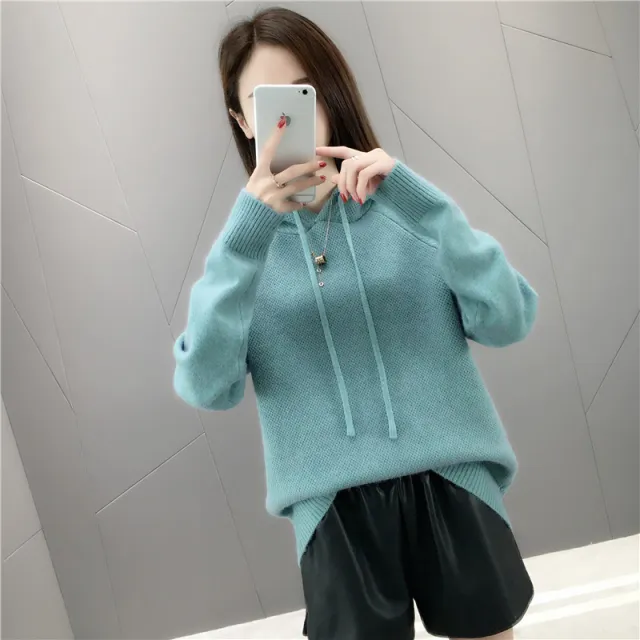 Knitwear top bottoming shirt Green - Shop at LoveMi