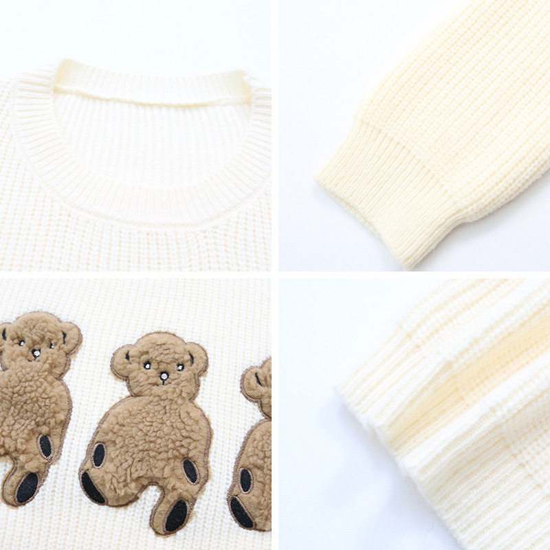 Outer wear lazy knit sweater