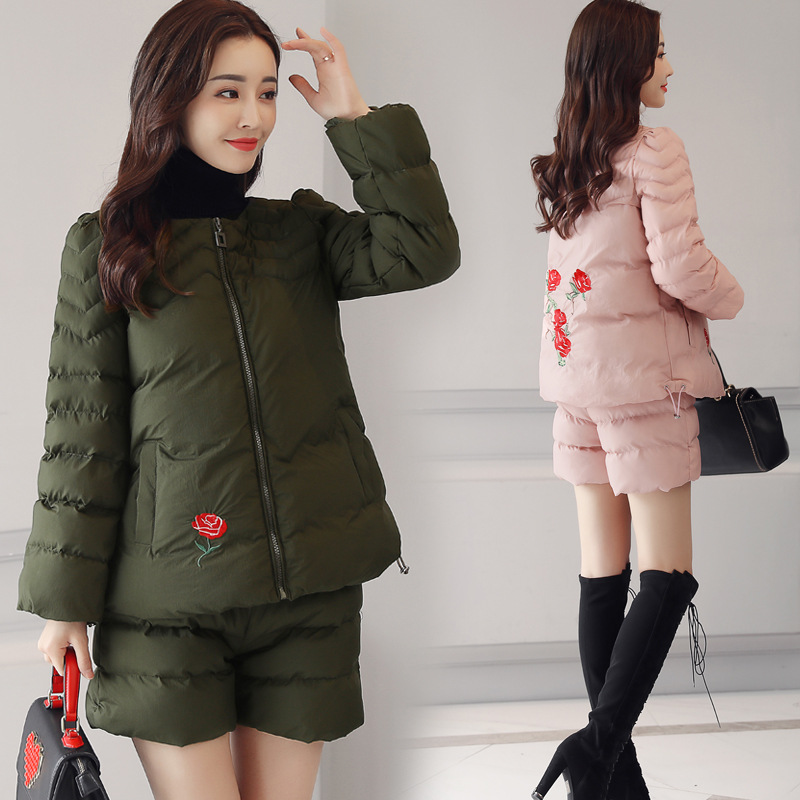 Printed pattern suit skirt