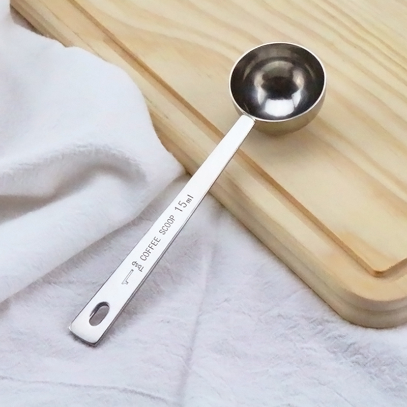 Stainless steel thickened coffee spoon
