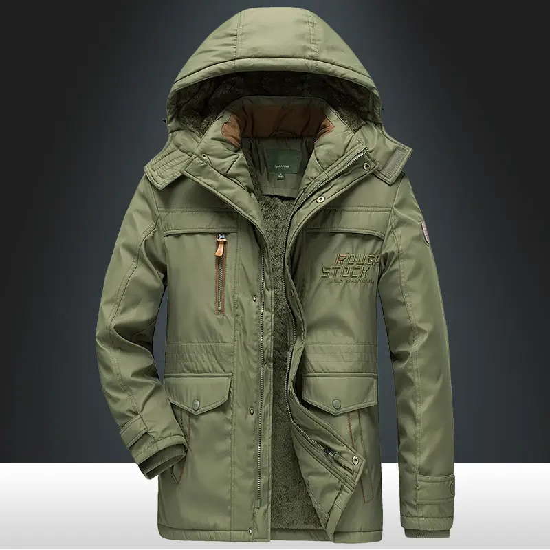 Plush thick padded jacket