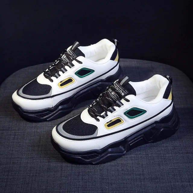 Platform heighten sneakers Black - Shop at LoveMi
