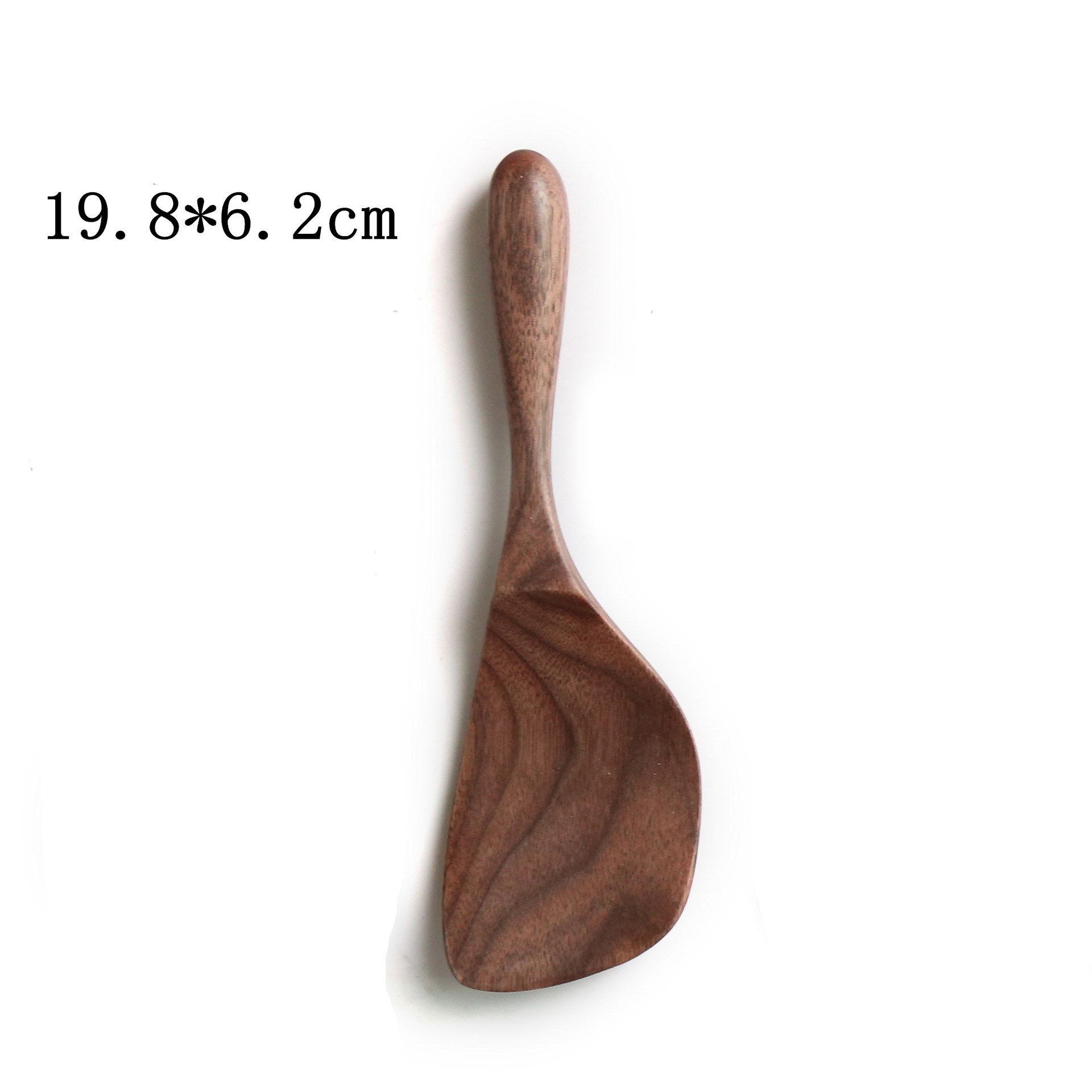 Inclined rice spatula