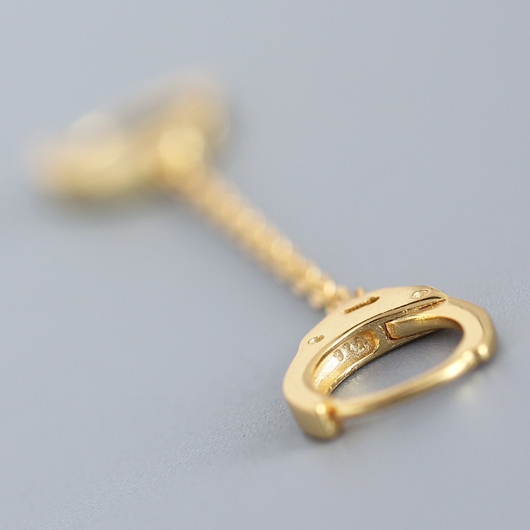 S925 Sterling Silver Chain Earrings