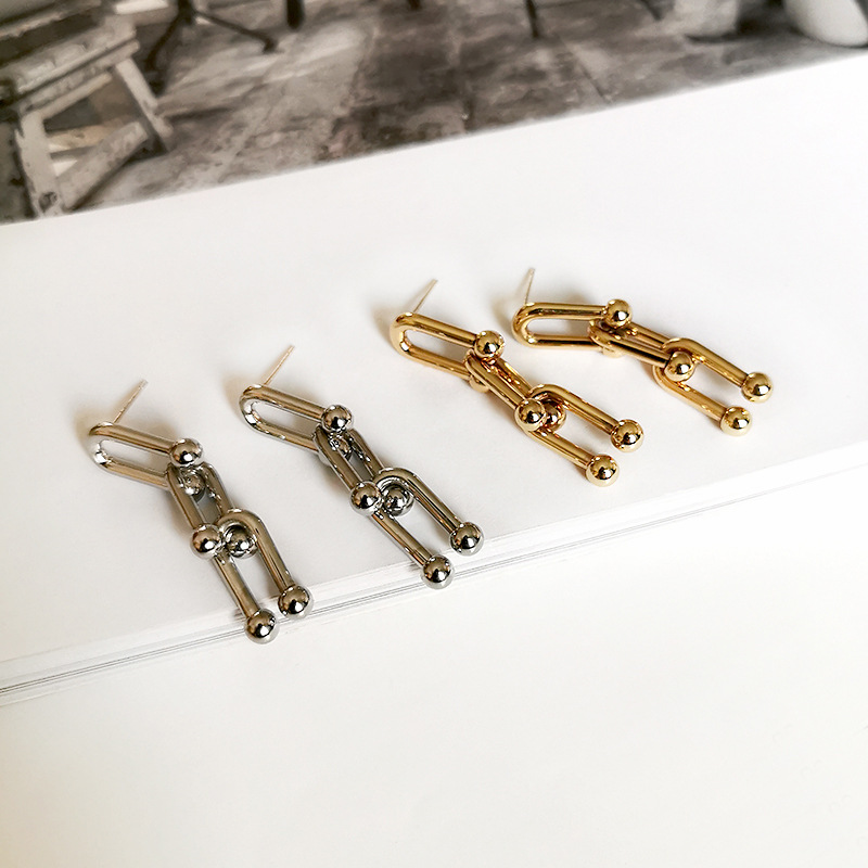 Personalized punk hipster earrings