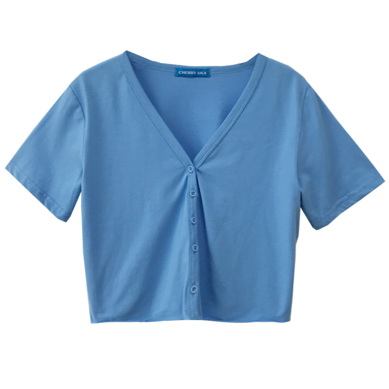 High waist cropped cardigan top