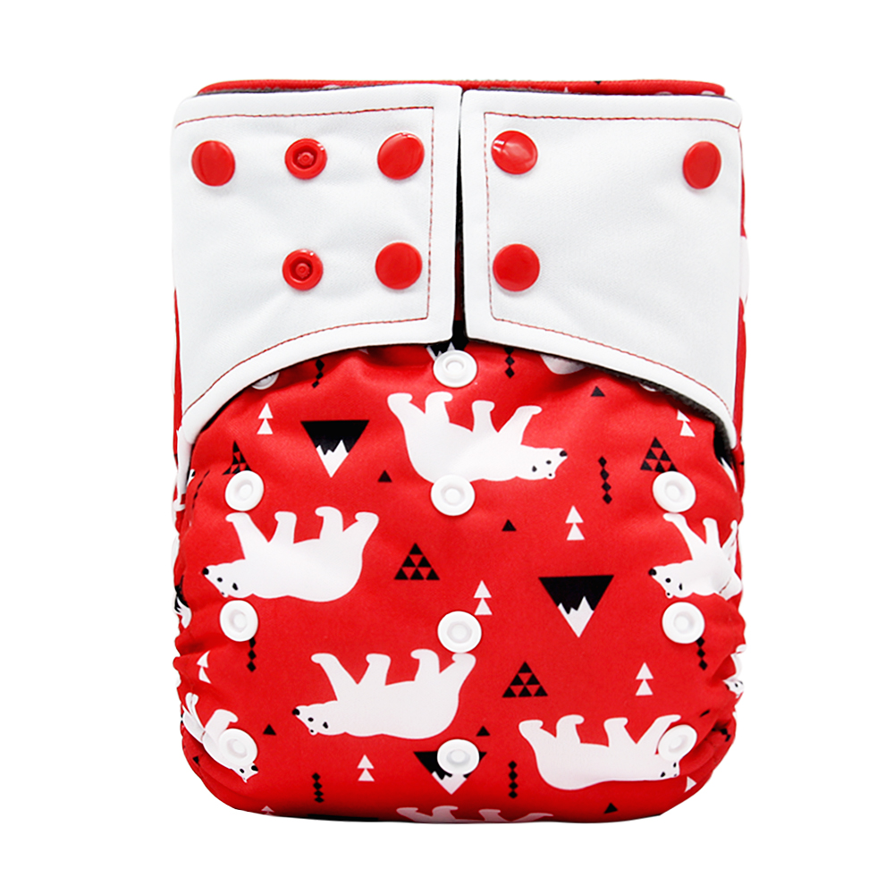 Baby washable leak-proof bamboo charcoal pocket cloth diapers — foto 13