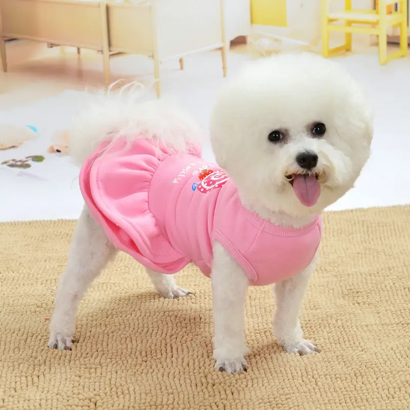 Dog dress princess teddy dress