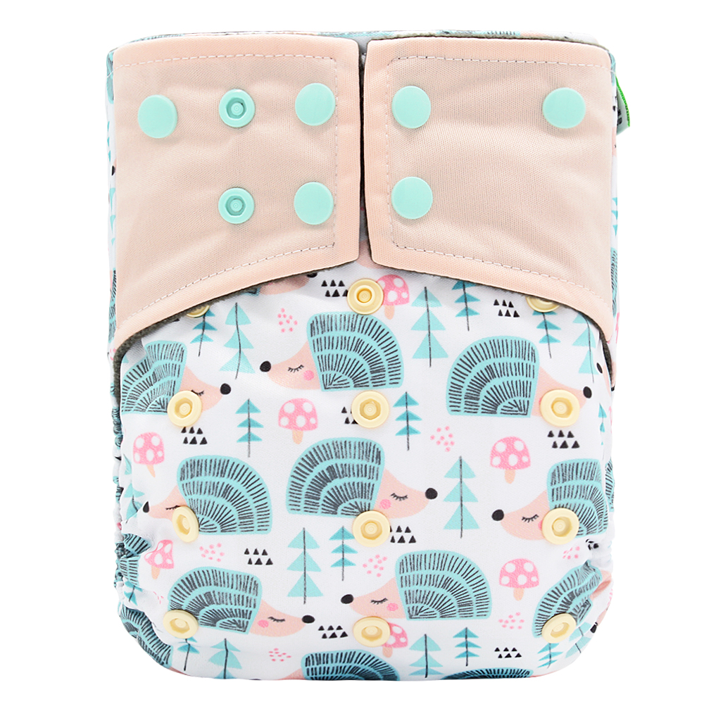 Baby washable leak-proof bamboo charcoal pocket cloth diapers — foto 2