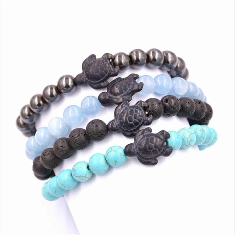 Tortoise bracelet hand beads
