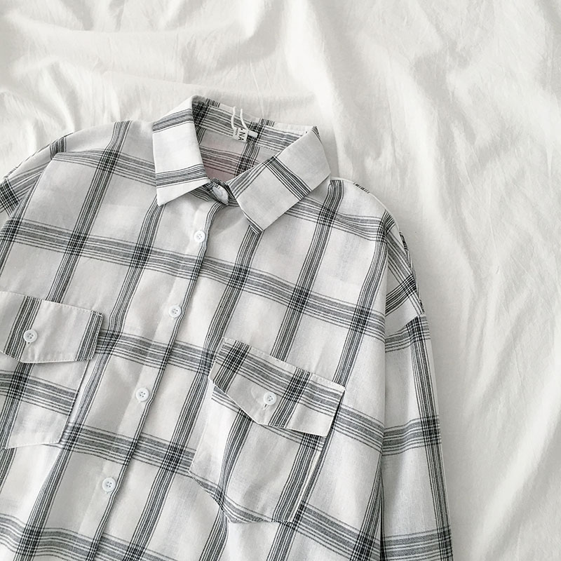 Long Sleeve Retro Hong Kong Style Shirt