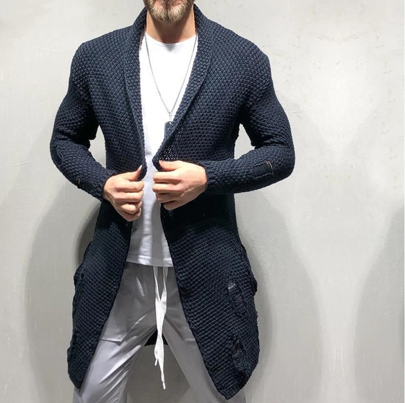 Men's knitted cardigan