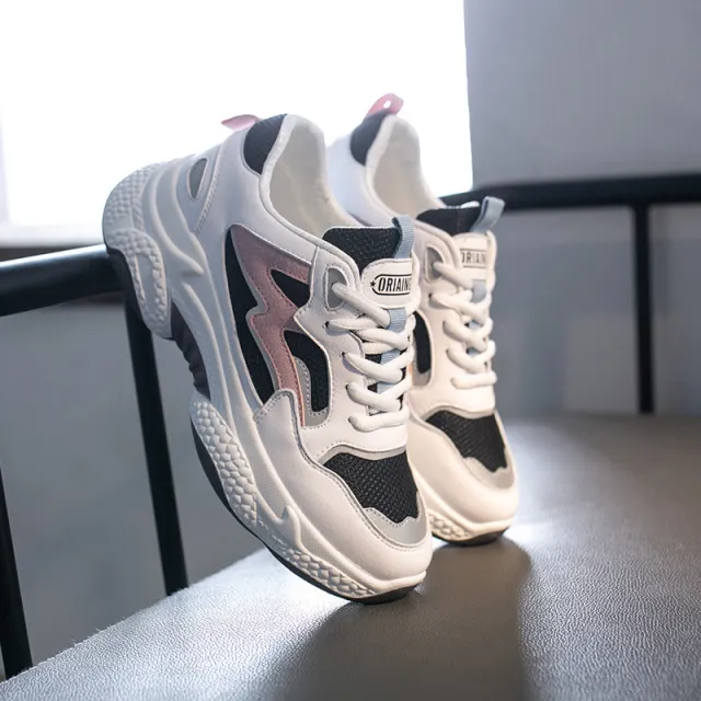 Platform heighten sneakers Pink - Shop at LoveMi