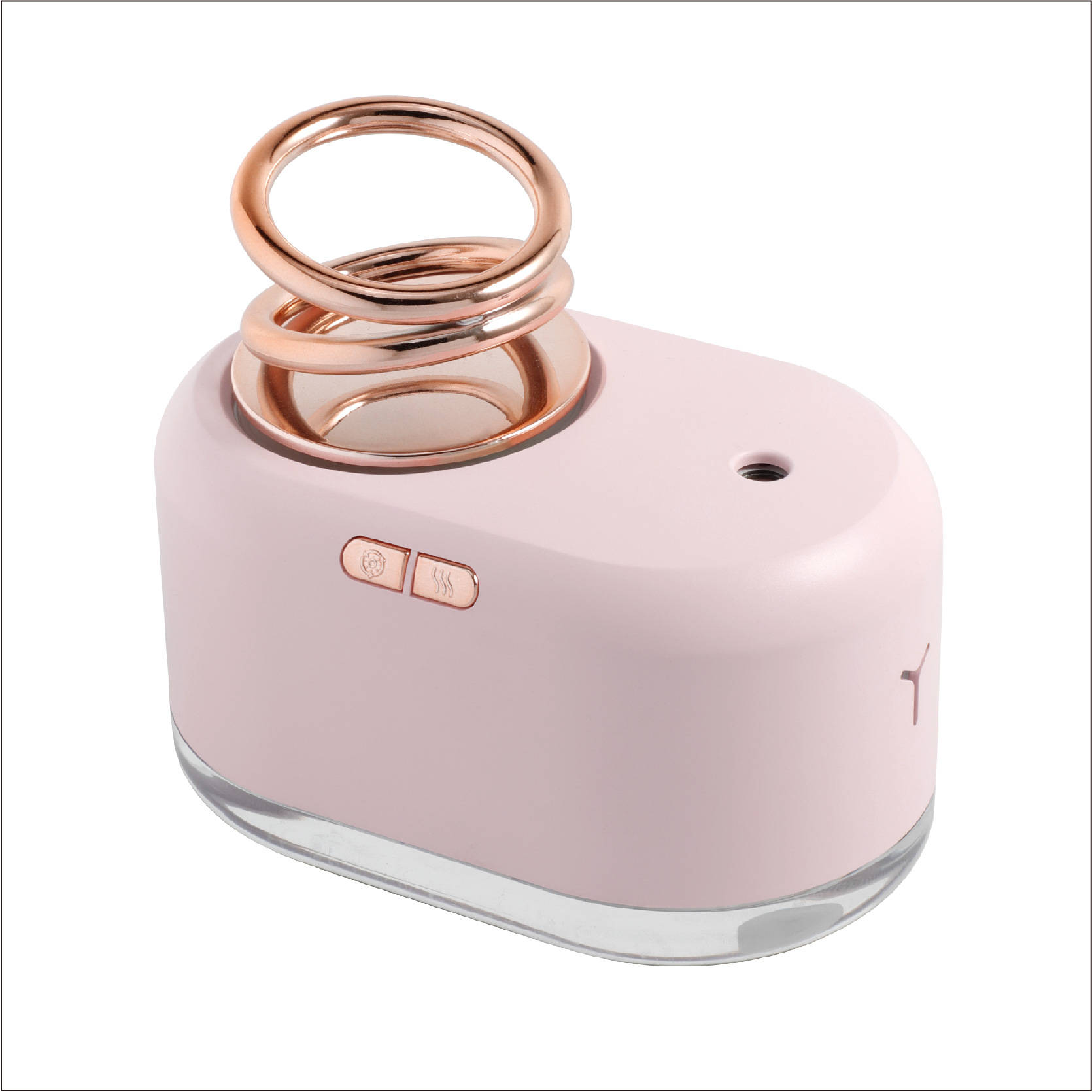 Suspended double ring humidifier Pink - Shop at LoveMi