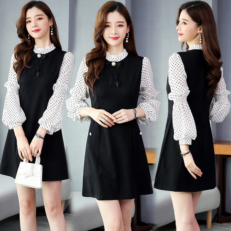 Fall new lady style temperament slim slimming