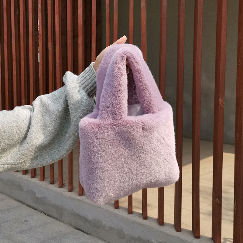 Faux Fur Handbag, picture 7 of 12