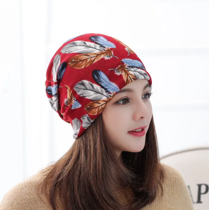 Dual-purpose ear protection cap - Red