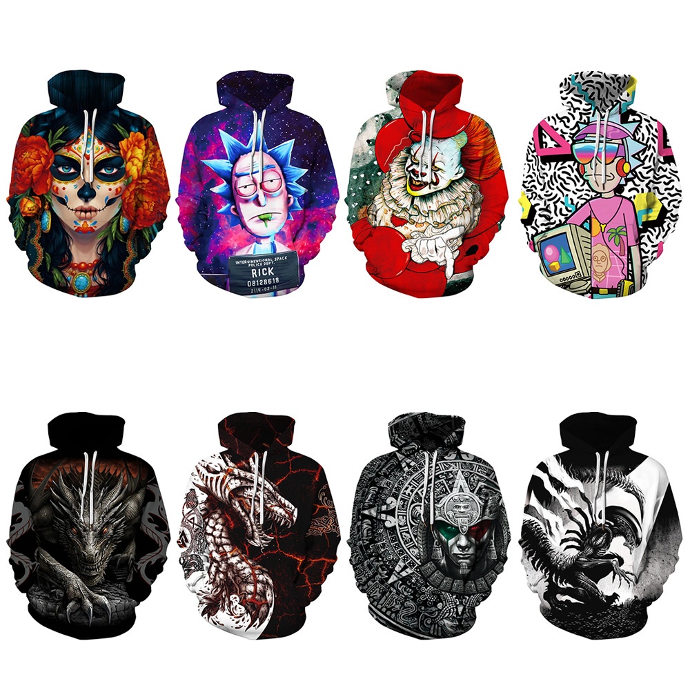 Street Style Long-Sleeved Sweater With Hood