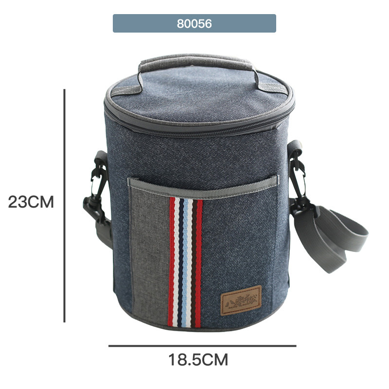 Office Worker Insulated Portable Round Lunch Bag 2Style - Shop at LoveMi