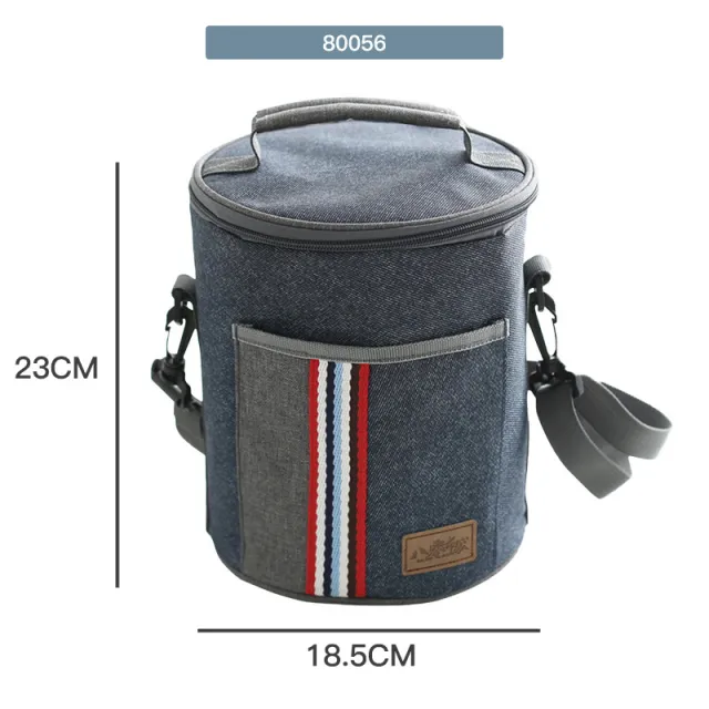 Office Worker Insulated Portable Round Lunch Bag 2Style - Shop at LoveMi