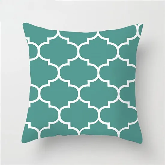 Geometric wave pillowcase