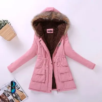 Extremely comfortable and warm jacket for the winter Light Pink - Shop at LoveMi