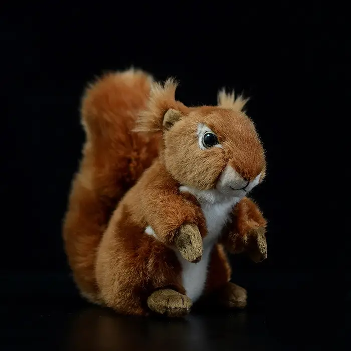 Simulation Cute Exquisite Red Squirrel Plush Toy