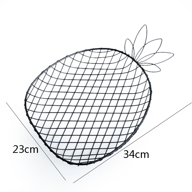 Wrought iron living room fruit plate