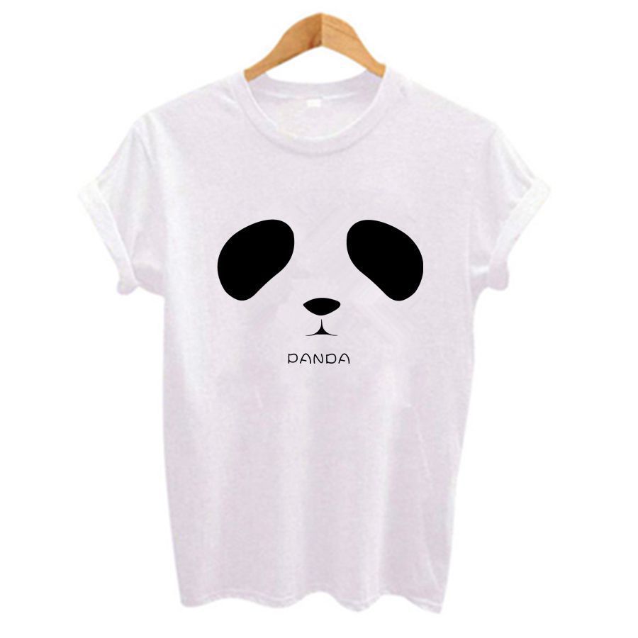 Panda print women's T-shirt