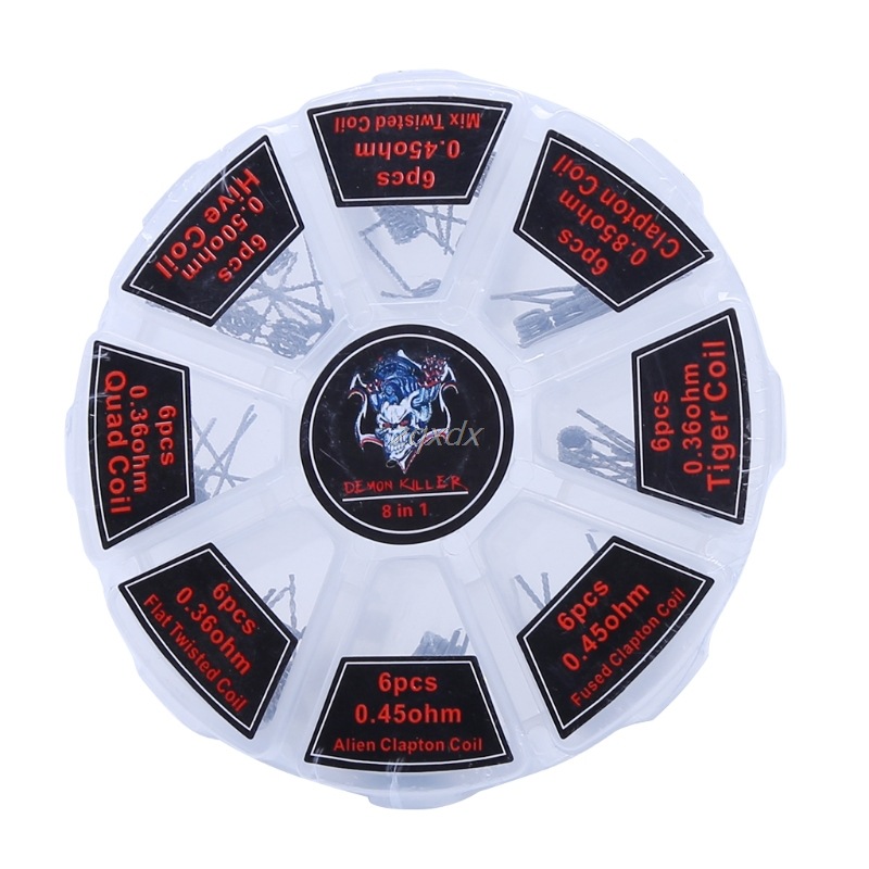 48pcs Pre Built Coils Rta Rda Flat Twisted Fused Clapton Qua - Image 3