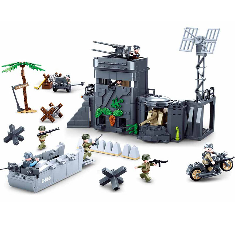 Assembled Building Blocks World War 2 Children's Puzzle